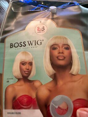 Bobbi Boss Wig MH1350 CORA Color 27 Honey Blonde 100% Human Hair (008)